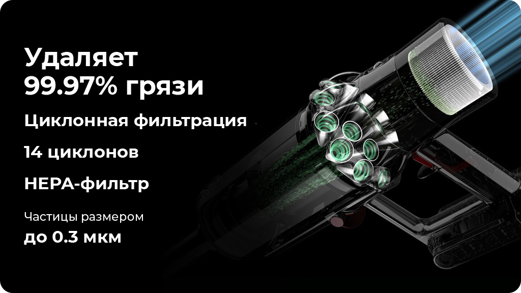 Ручной беспроводной пылесос Dyson Cyclone V10 Absolute, серый/желтый