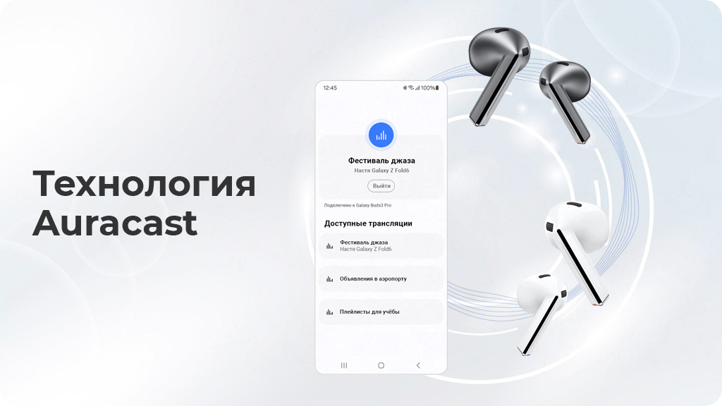 Беспроводные наушники Samsung Galaxy Buds 3, серый